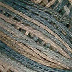 Valdani Variegated 3 Strand Ball Cotton Floss - 30yd / JP11 Heavenly Hue