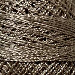 Valdani Solid Pearl Cotton Ball Size 12 - 109yd / 222 Taupe Cream