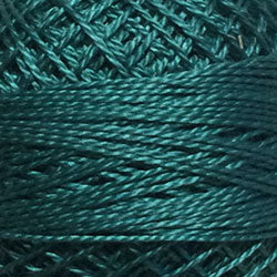 Valdani Solid Pearl Cotton Ball Size 5 - 46yd / 315 Teal