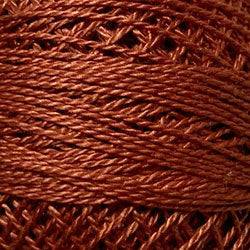 Valdani Solid Pearl Cotton Ball Size 12 - 109yd / 811 Brick Light