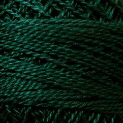 Valdani Solid Pearl Cotton Ball Size 8 - 73yd / 833 Spruce Green Dark