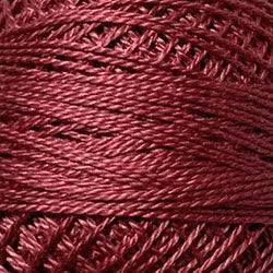 Valdani Solid Pearl Cotton Ball Size 5 - 46yd / 841 Old Rose Light