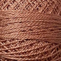 Valdani Solid Pearl Cotton Ball Size 12 - 109yd / 861 Faded Rust Light