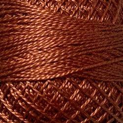 Valdani Solid Pearl Cotton Ball Size 12 - 109yd / 863 Faded Rust Dark