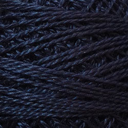 Valdani Solid Pearl Cotton Ball Size 12 - 109yd / 873 Dusty Blue Dark