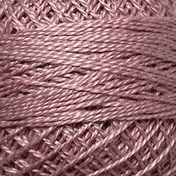 Valdani Solid Pearl Cotton Ball Size 8 - 73yd / 881 Distant Mauve Light