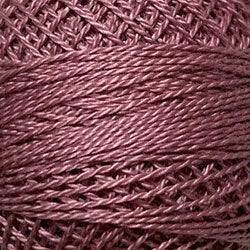 Valdani Solid Pearl Cotton Ball Size 5 - 46yd / 882 Distant Mauve Medium