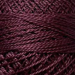 Valdani Solid Pearl Cotton Ball Size 12 - 109yd / 883 Distant Mauve Dark