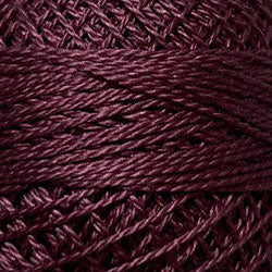 Valdani Solid Pearl Cotton Ball Size 5 - 46yd / 883 Distant Mauve Dark