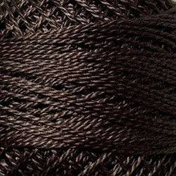 Valdani Solid Pearl Cotton Ball Size 12 - 109yd / 172 Rich Brown Medium