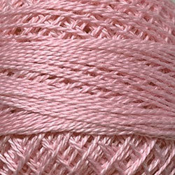 Valdani Solid Pearl Cotton Ball Size 12 - 109yd / 557 Wildrose Pink