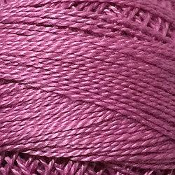 Valdani Solid Pearl Cotton Ball Size 8 - 73yd / 54 Dusty Rose Medium