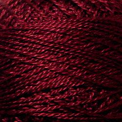 Valdani Solid Pearl Cotton Ball Size 8 - 73yd / 78 Rusty Burgundy