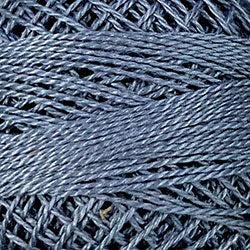 Valdani Solid Pearl Cotton Ball Size 8 - 73yd / 120 Medium Gray