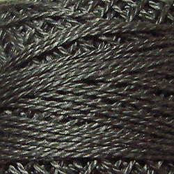 Valdani Solid Pearl Cotton Ball Size 8 - 73yd / 126 Deep Gray