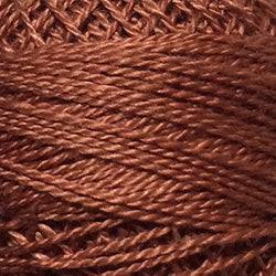 Valdani Solid Pearl Cotton Ball Size 8 - 73yd / 159 Rust