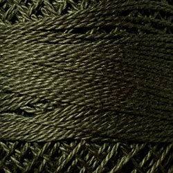 Valdani Solid Pearl Cotton Ball Size 8 - 73yd / 191 Forest Haze