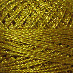 Valdani Solid Pearl Cotton Ball Size 8 - 73yd / 152 Gold