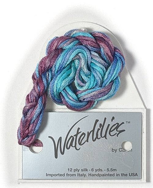 Caron Collection Hand Dyed Waterlilies / 080 Blue Lagoon