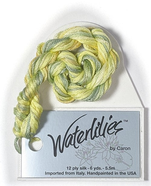 Caron Collection Hand Dyed Waterlilies / 027 Lemon N Lime