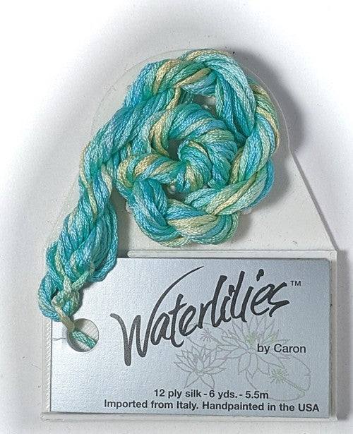 Caron Collection Hand Dyed Waterlilies / 200 Aquamarine