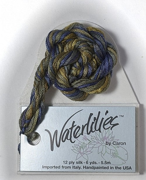 Caron Collection Hand Dyed Waterlilies / 244 Olive Grove