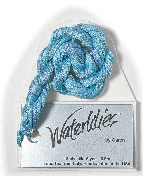 Caron Collection Hand Dyed Waterlilies / 230 Azure Skies