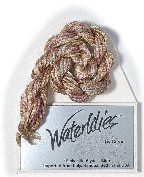 Caron Collection Hand Dyed Waterlilies / 104 Cafe au Lait