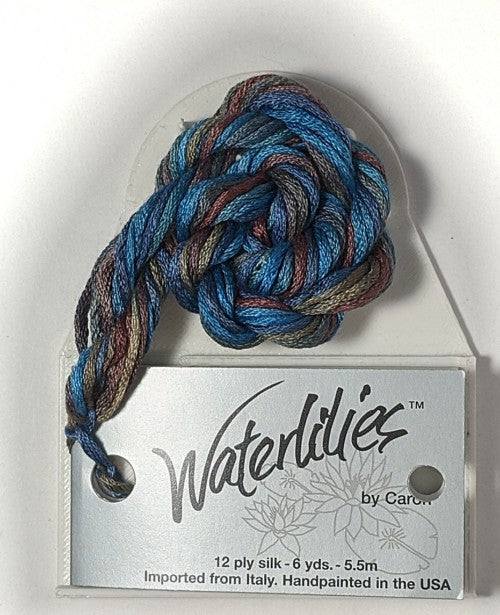 Caron Collection Hand Dyed Waterlilies / 018 Peacock