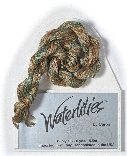 Caron Collection Hand Dyed Waterlilies / 180 Green Tea