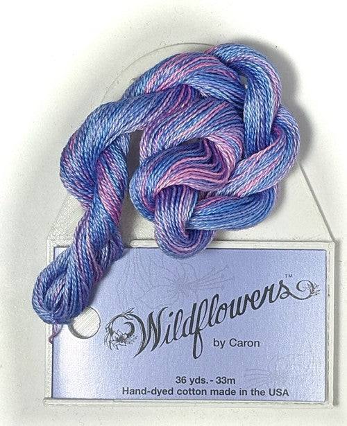 Caron Collection Hand Dyed Wildflowers / 005 Sky Blue Pink