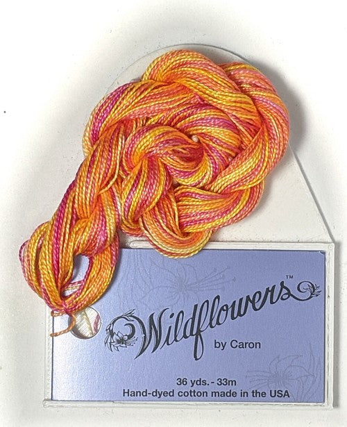 Caron Collection Hand Dyed Wildflowers / 276 Tequila Sunrise