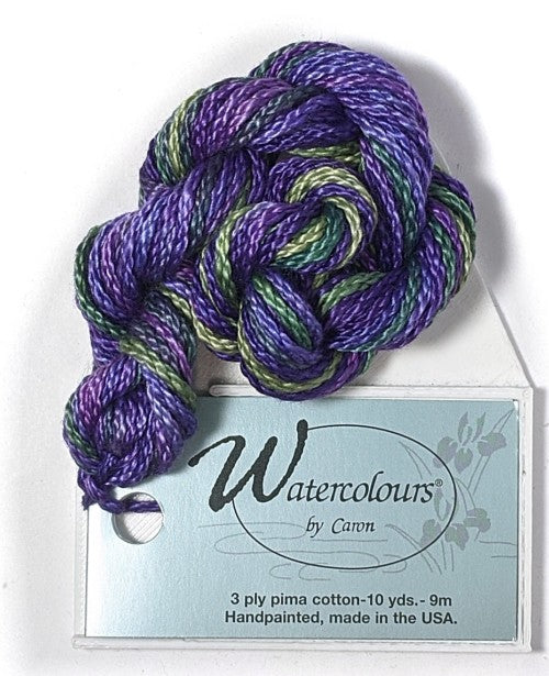 Caron Collection Hand Dyed Watercolours / 294 Black Iris