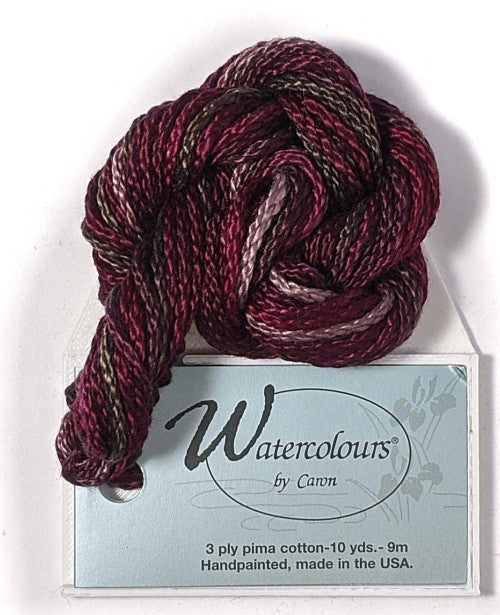 Caron Collection Hand Dyed Watercolours / 081 Black Cherry