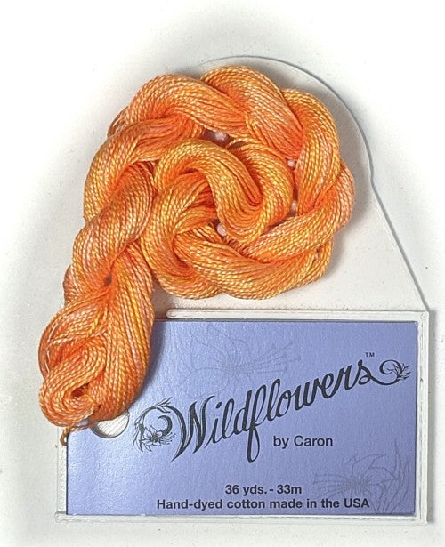 Caron Collection Hand Dyed Wildflowers / 208 Tangerine