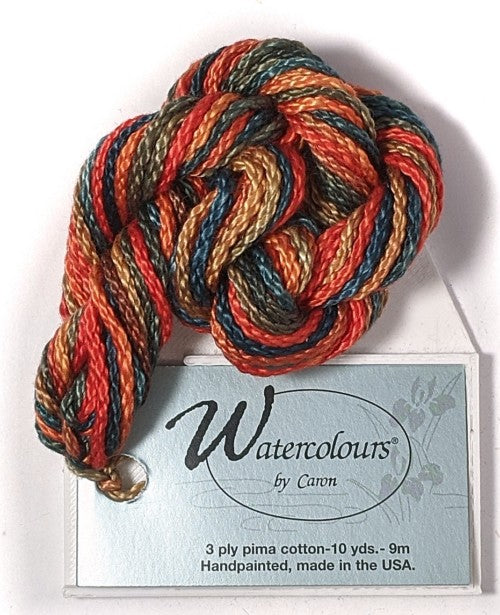 Caron Collection Hand Dyed Watercolours / 120 Forest Fire