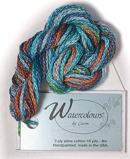 Caron Collection Hand Dyed Watercolours / 319 Turquoise Trail