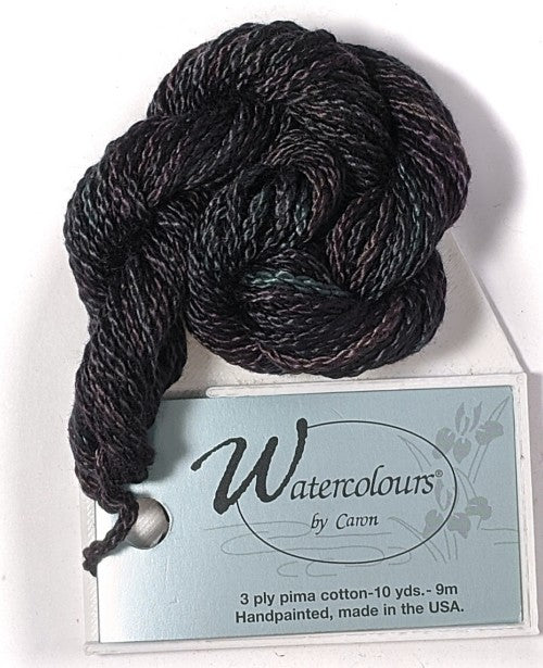 Caron Collection Hand Dyed Waterlilies / 175 Dark Shadows