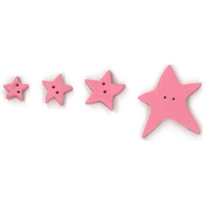 JABCO Baby Pink Star Buttons