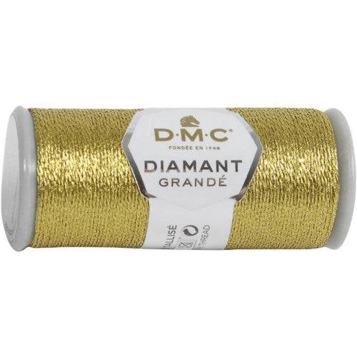 DMC Diamant Grande Metallic Thread - 21.8yd / G3852 Dark Gold