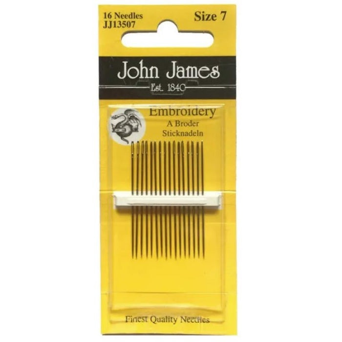 John James Embroidery Hand Needles