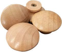 E-Z Stitch Value Wood Knobs - Set of 4 / EZ110-ASP Aspen Finish