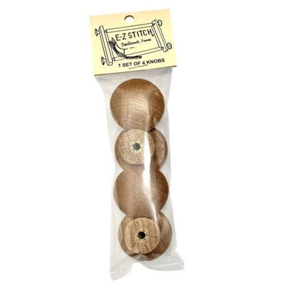 E-Z Stitch Oak Knobs - Set of 4