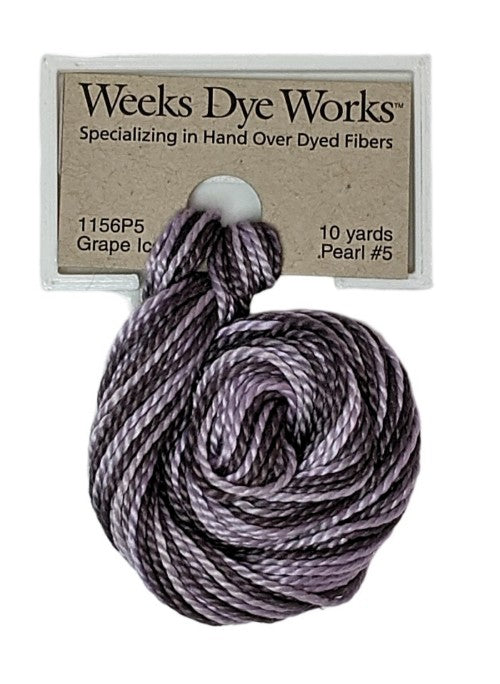 Weeks Dye Works Pearl Cotton #5 / 1156 Grape Ice