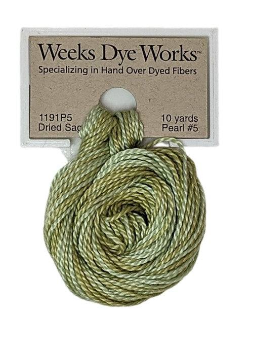 Weeks Dye Works Pearl Cotton #5 / 1191 Dried Sage