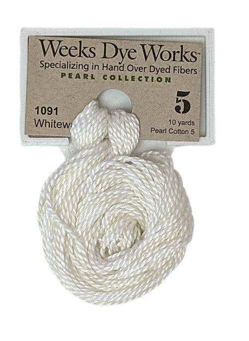 Weeks Dye Works Pearl Cotton #5 / 1091 Whitewash