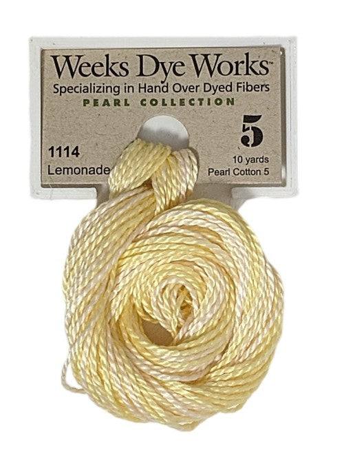 Weeks Dye Works Pearl Cotton #5 / 1114 Lemonade