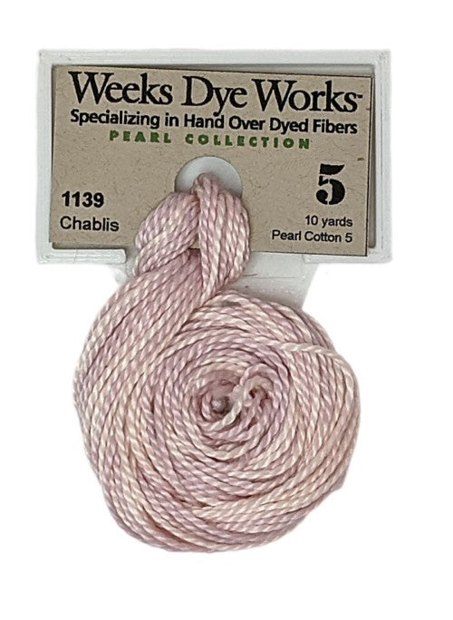 Weeks Dye Works Pearl Cotton #5 / 1139 Chablis