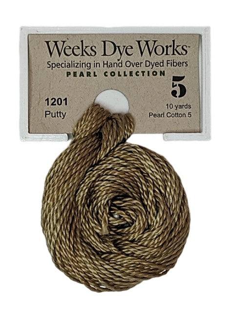 Weeks Dye Works Pearl Cotton #5 / 1201 Putty