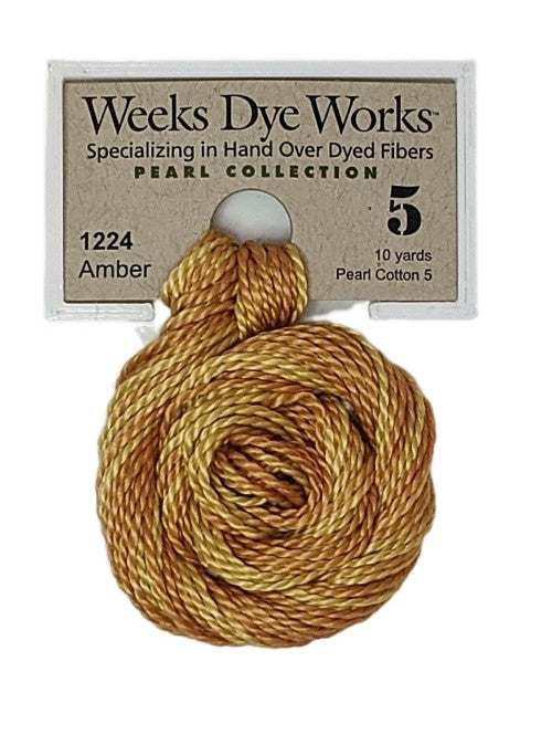 Weeks Dye Works Pearl Cotton #5 / 1224 Amber